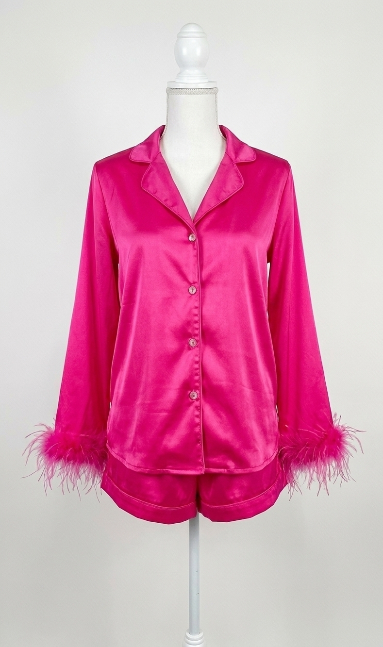 NEW BUDDYLOVE feather prescott pj set in pink